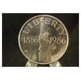 1986 Ellis Island Liberty .999 Silver Round