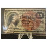 1863 United States 15 Cent Fractional Currency