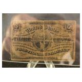 1863 United States 3 Cent Fractional Currency