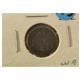 1853 Seated Liberty Dime