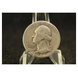 1947-D Washington Silver Quarter