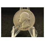 1942-S Washington Silver Quarter