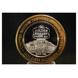 Golden Nugget Gamin Token .999 Silver