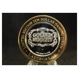 Golden Nugget Gaming Token  .999 Silver