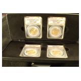 Set of 4 Presidental Limited Ed Coins 1000 Mintage