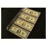 Lot of 4 - Two Dollar Notes