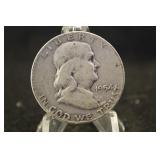 1954-D Franklin Silver Half Dollar