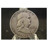 1952-D Franklin Silver Half Dollar