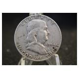 1954-D Franklin Silver Half Dollar