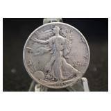 1945 Walking Liberty Silver Half Dollar