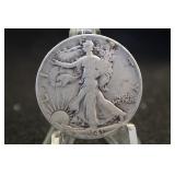 1941-D Walking Liberty Silver Half Dollar