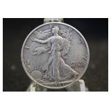 1943 Walking Liberty Silver Half Dollar