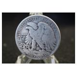 1943 Walking Liberty Silver Half Dollar