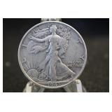 1943 Walking Liberty Silver Half Dollar