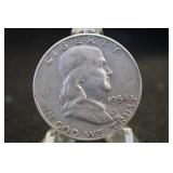 1954-D Franklin Silver Half Dollar