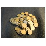 Lot of 55 Unsearched Wheat Cents