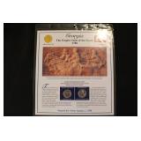 Georgia Commemorative State Quarter w/Stamp