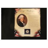 George Washington Comm. Dollar w/Stamp