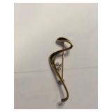 .925 Silver/GP Brooch