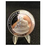 .925 1oz Silver Round General Macarthur