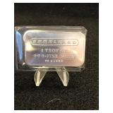 1oz .999 Engelhardt Pure Silver Bar