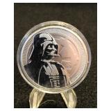 2017 .999 1oz Silver Star Wars Darth Vader