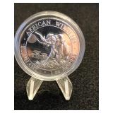 2016 1oz .9999 African Elephant Silver Round