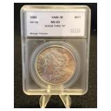 1886 Morgan Silver Dollar MS-63