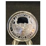 1oz .999 Silver NAHC Mule Deer Legends Coin