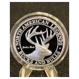 1oz .999 Silver Round "The Jordan Buck"