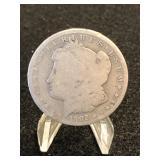 1892-O  Morgan Silver Dollar