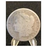 1890-O Morgan Silver Dollar