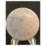 1890-P  Morgan Silver Dollar