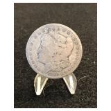 1890-O  Morgan Silver Dollar