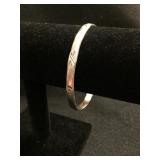 Silver Bangle Bracelet