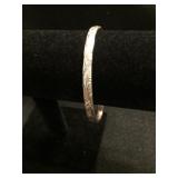 .925 Sterling Bangle Bracelet