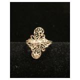 .925 Silver Ring Sz 8