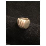 .925 Silver Ring - HEAVY - Sz 8.5