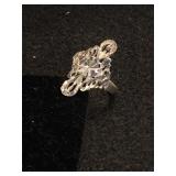 .925 Silver Ring Sz 6+