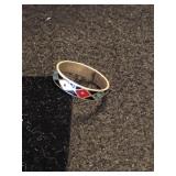 .925 Silver Band - Sz 7