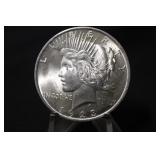 1923 Uncirculated Silver U.S. Peace Dollar