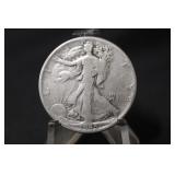1945 Walking Liberty Silver Half Dollar