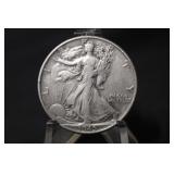 1945 Walking Liberty Silver Half Dollar