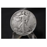 1945 Walking Liberty Silver Half Dollar