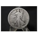 1917 Walking Liberty Silver Half Dollar