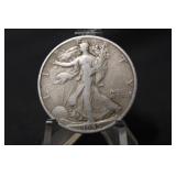 1945-D Walking Liberty Silver Half Dollar