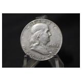 1962-D Franklin Silver Half Dollar