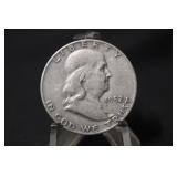 1952-D Franklin Silver Half Dollar