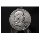 1957-D Franklin Silver Half Dollar