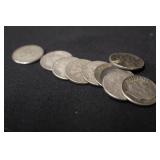 Lot of 10 Silver pre-64 Dimes
